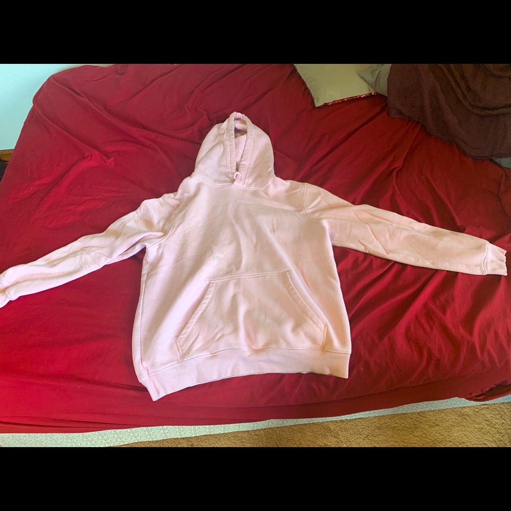 H&M branded pink hoodie for men